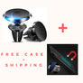 Baseus Leather Magnetic Car Phone Holder + Free Magnetic Case + Free Shipping!