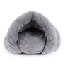 HOOPET New Arrival Warm Cat Sleeping Bags Pet Beds Half Cover Winter Nest Kitty House Cats Bed Brown 2 Size #K
