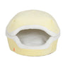 HOOPET Warm Cat Bed House Hamburger Bed Disassemblability Windproof Pet Puppy Nest Shell Hiding Burger Bun for Winter