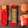Cotton Fries Socks Burger Socks Creative Socks Recycling Couples Socks