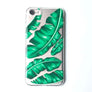 LACK Summer Palm Leaf Phone Case For iphone 7 Plus Case Clear Soft TPU Cover Cartoon Banana Leaves Cases For iphone 7 Case