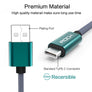 Metal USB Type C Cable, ROCK Metal Fast charging USB Type-C Cable for Samsung Galaxy S8 Note 8, OnePlus 2, for Xiaomi 4C USB-C