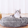 HOOPET New Arrival Warm Cat Sleeping Bags Pet Beds Half Cover Winter Nest Kitty House Cats Bed Brown 2 Size #K