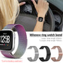 2018 New Colorful For Fitbit Versa Smart Watch Strap Versa Milanese Loop Magnetic Stainless Steel Strap