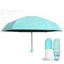 Capsule Umbrella Mini Sunscreen Ultra Light UV Protection 5 Folding Compact Pocket Umbrella
