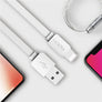 USB Cable for iPhone 8 7 6 6s SE 5s, ROCK Data Sync Flat USB Cable for iPad mini/air/pro for iPhone charger for iPhone X Cable