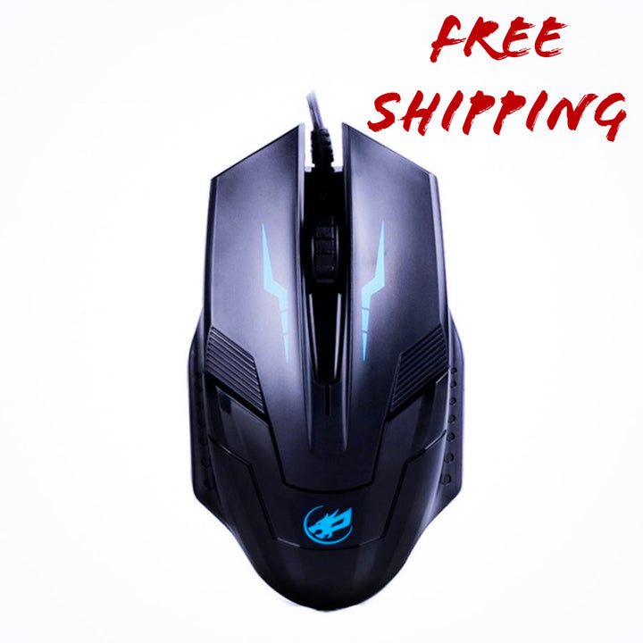Malloom Precision Gaming Mouse - 1000 DPI 3D Buttons LED Wired Gaming Mouse