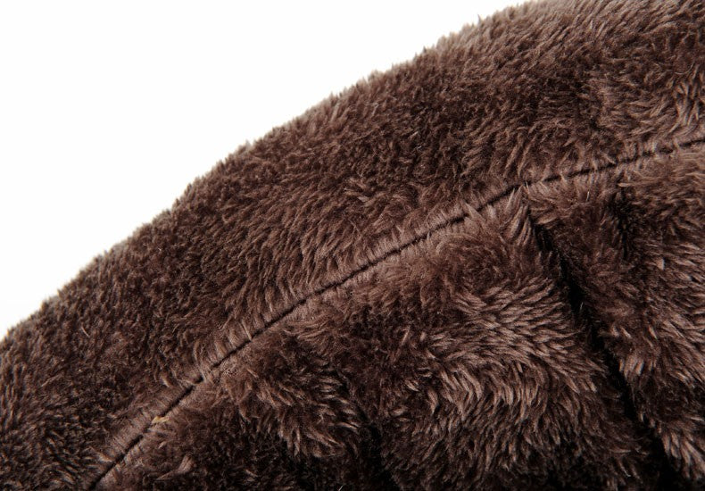 HOOPET New Arrival Warm Cat Sleeping Bags Pet Beds Half Cover Winter Nest Kitty House Cats Bed Brown 2 Size #K