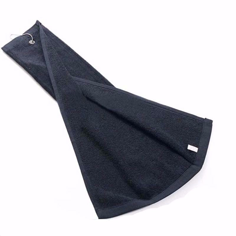 1pcs 100% Cotton Golf Towel Size 40X60cm with metal hook washcloth Golf accessories