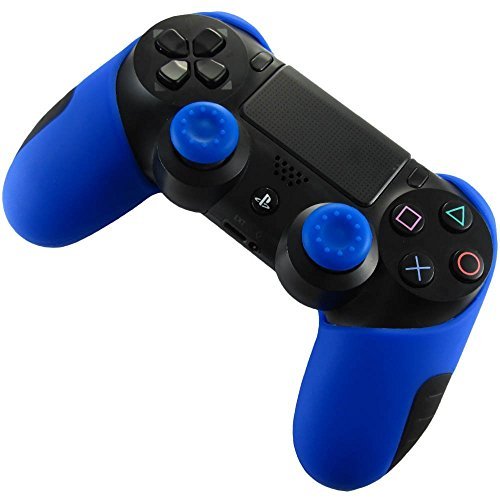 Controller Silicone Case Cover Skin Grip For Dualshock 4 PS4 Pro Slim Controllers Joystick Flexible Protective Skin