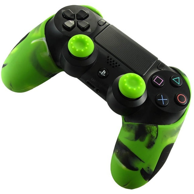 Controller Silicone Case Cover Skin Grip For Dualshock 4 PS4 Pro Slim Controllers Joystick Flexible Protective Skin