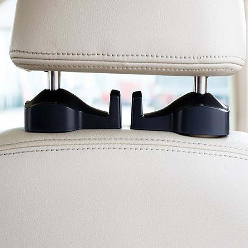 2PCS Car Fastener&Clip Bags Auto Portable Seat hook Hanger Purse Bag Holder Seat Back Organizer Holder Interior Accessories