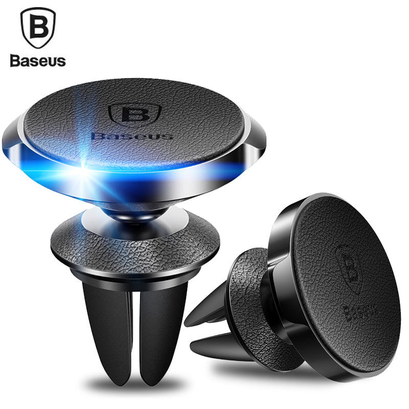 Baseus Leather Magnetic Car Phone Holder + Free Magnetic Case + Free Shipping!