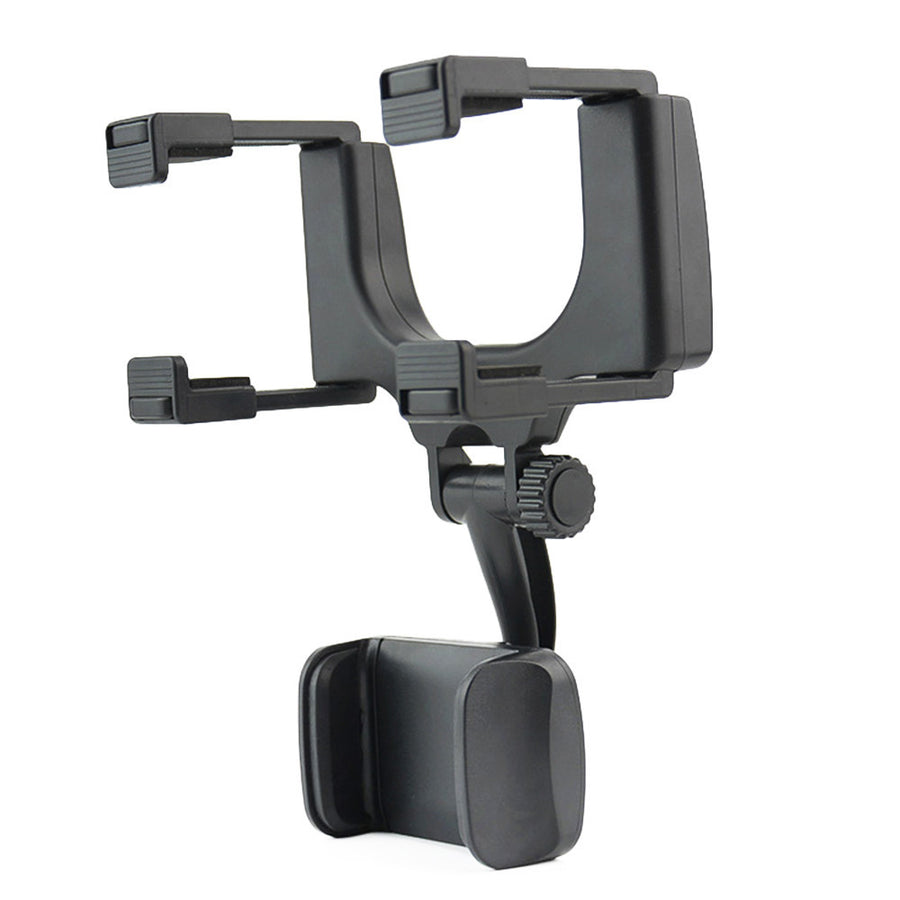 2017 360 Degree Car-styling Rearview Car Phone Holder Mirror Mount Holder Stand Cradle Mechanical Clamp For Cell Phone