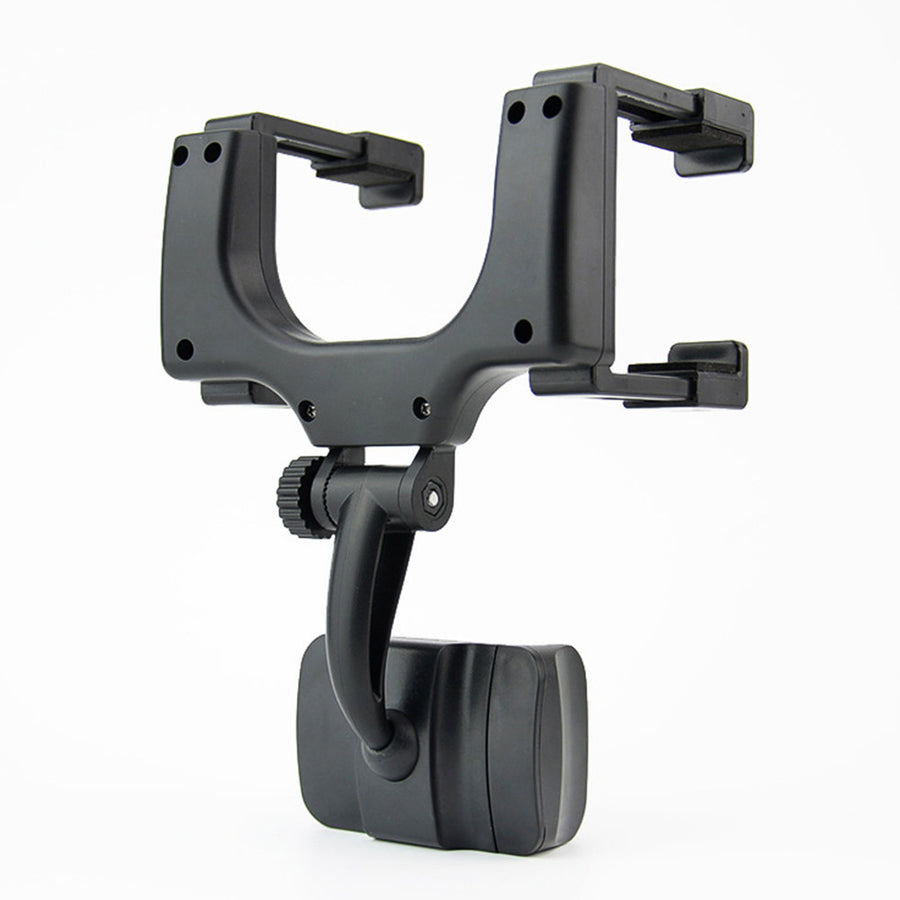 2017 360 Degree Car-styling Rearview Car Phone Holder Mirror Mount Holder Stand Cradle Mechanical Clamp For Cell Phone