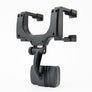 2017 360 Degree Car-styling Rearview Car Phone Holder Mirror Mount Holder Stand Cradle Mechanical Clamp For Cell Phone