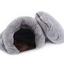 HOOPET New Arrival Warm Cat Sleeping Bags Pet Beds Half Cover Winter Nest Kitty House Cats Bed Brown 2 Size #K