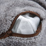 HOOPET New Arrival Warm Cat Sleeping Bags Pet Beds Half Cover Winter Nest Kitty House Cats Bed Brown 2 Size #K