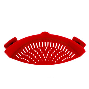 Silicone Colanders Kitchen Clip On Pot Strainer Drainer For Draining Excess Liquid Univers Draining Pasta Vegetable Cookware