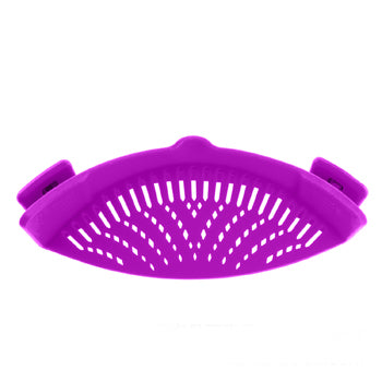 Silicone Colanders Kitchen Clip On Pot Strainer Drainer For Draining Excess Liquid Univers Draining Pasta Vegetable Cookware