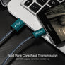 Metal USB Type C Cable, ROCK Metal Fast charging USB Type-C Cable for Samsung Galaxy S8 Note 8, OnePlus 2, for Xiaomi 4C USB-C