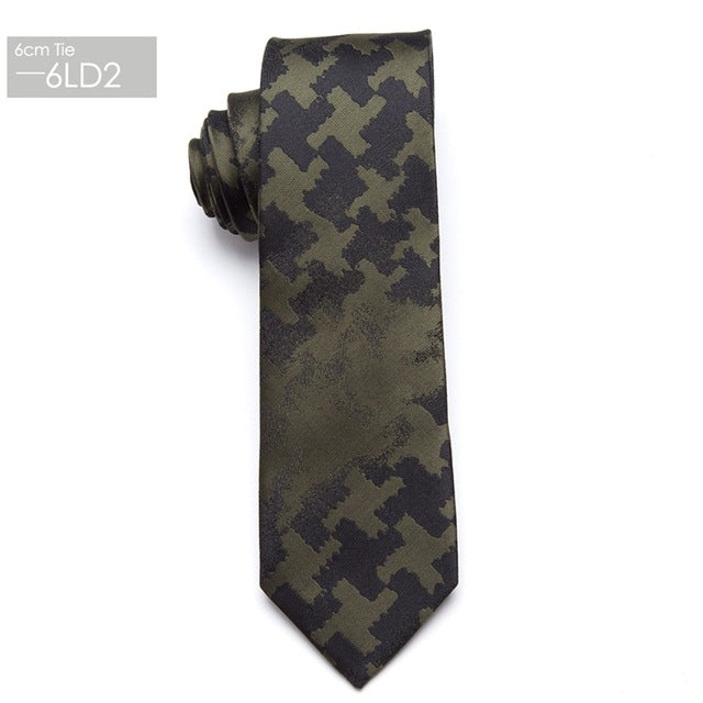 XGVOKH Men's skinny tie Wedding Ties Necktie for Men FREE GIFT Business 6cm Necktie Man Fashion Clothing shirt Accessories