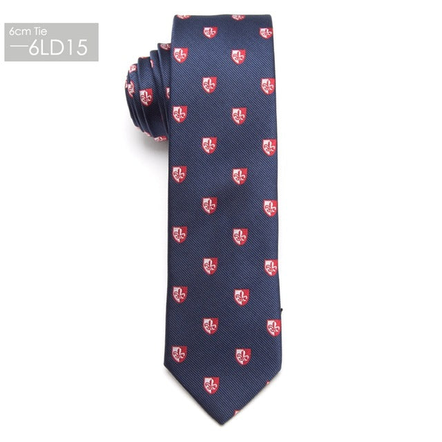 XGVOKH Men's skinny tie Wedding Ties Necktie for Men FREE GIFT Business 6cm Necktie Man Fashion Clothing shirt Accessories