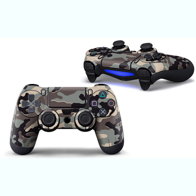 Camouflage Stickers Cover For Sony Playstation 4 Cotroller Skin Sticker For PS4 Controller