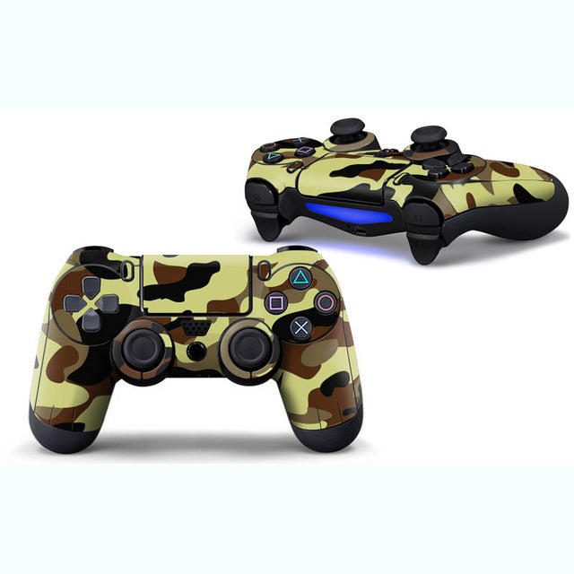 Camouflage Stickers Cover For Sony Playstation 4 Cotroller Skin Sticker For PS4 Controller