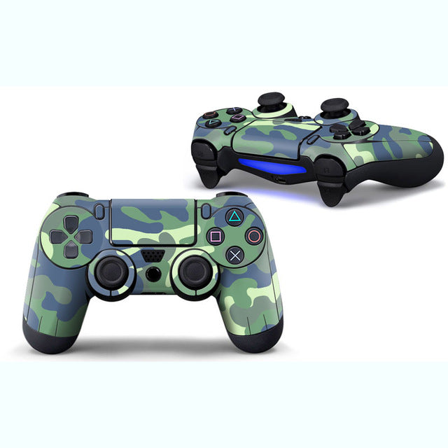 Camouflage Stickers Cover For Sony Playstation 4 Cotroller Skin Sticker For PS4 Controller