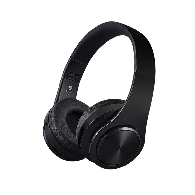 Premium B3 Stereo Bluetooth Headphones With Built In Mic - Foldable, Over Ear, Soft Protein Earmuffs