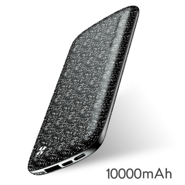 Baseus 10000mAh USB Power Bank 15mm Ultra Slim Powerbank Portable External Battery Charger For iPhone Mobile Phone Poverbank