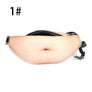 THINKTHENDO 2018 Fashion Design Fun Men Women Dad Bag Dad Bod Waist Bags Beer Fat Hairy Belly Fanny Pack Zipper Pocket 6 Color