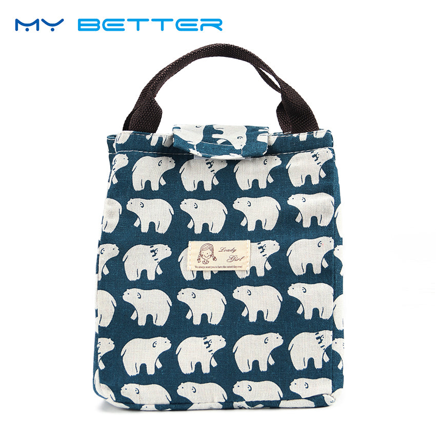 Stylish Reusable Insulated Shopping Bag Lunch Bag Cooler Bag
