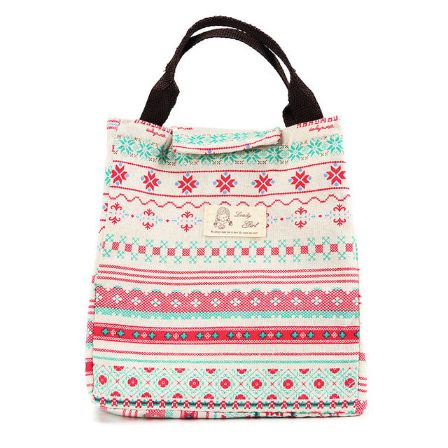 Stylish Reusable Insulated Shopping Bag Lunch Bag Cooler Bag