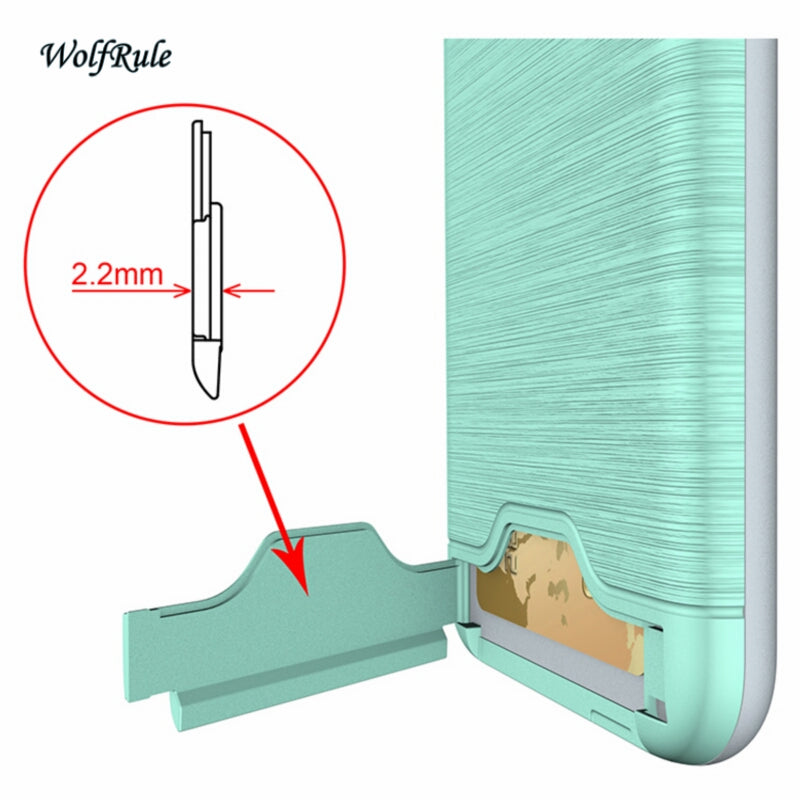 For Phone Case Google Pixel Cover 5.0 inch Shockproof TPU + PC  Brushed Armor Case For Google Pixel Case Stand Card Slot funda