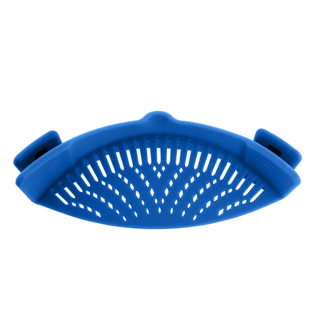 Silicone Colanders Kitchen Clip On Pot Strainer Drainer For Draining Excess Liquid Univers Draining Pasta Vegetable Cookware