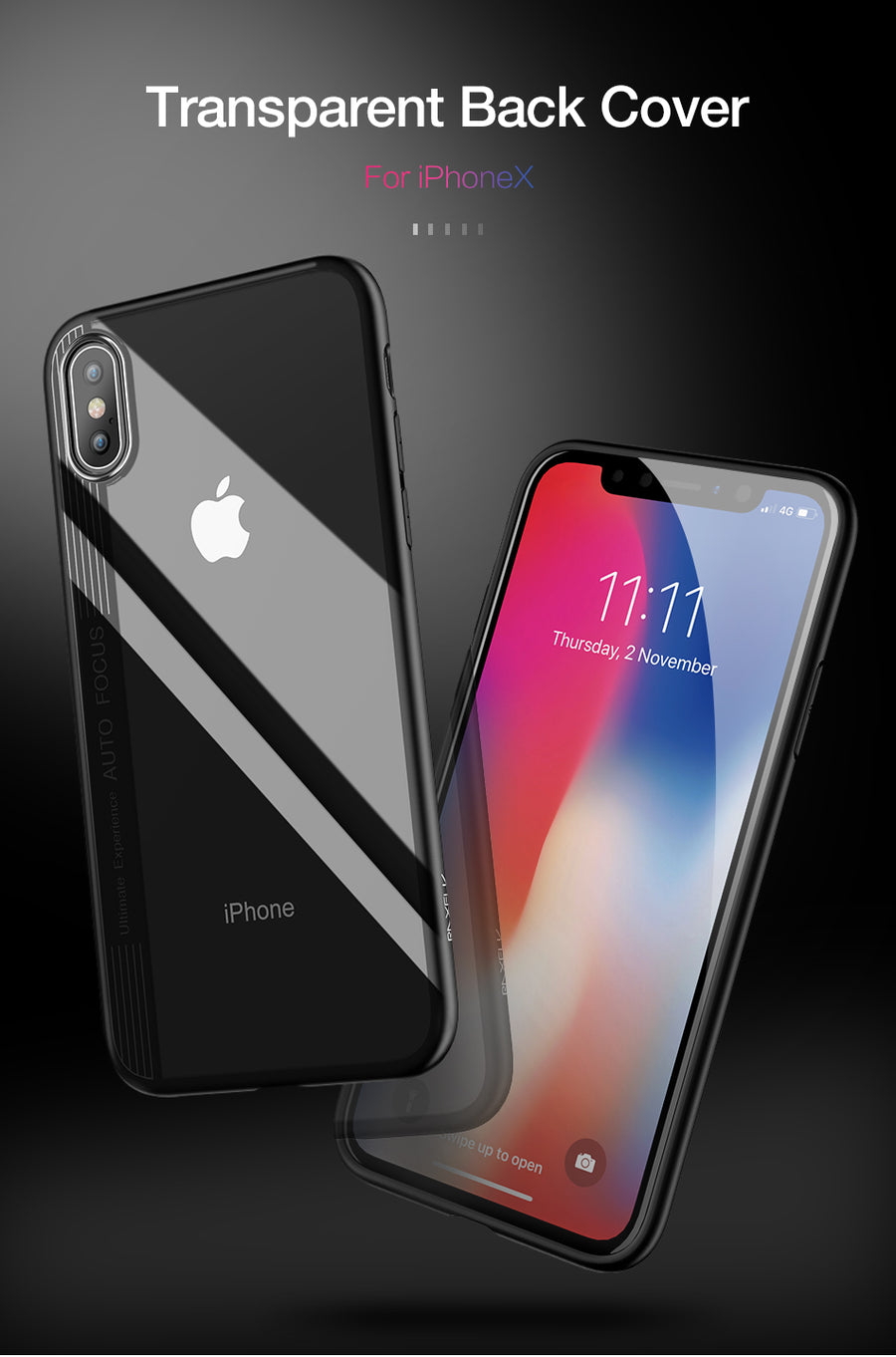 RAXFLY Case For iPhone X Hard Plastic Shockproof Case For iPhone X 10 Full Protector Business Cover For Apple iPhoneX Cases