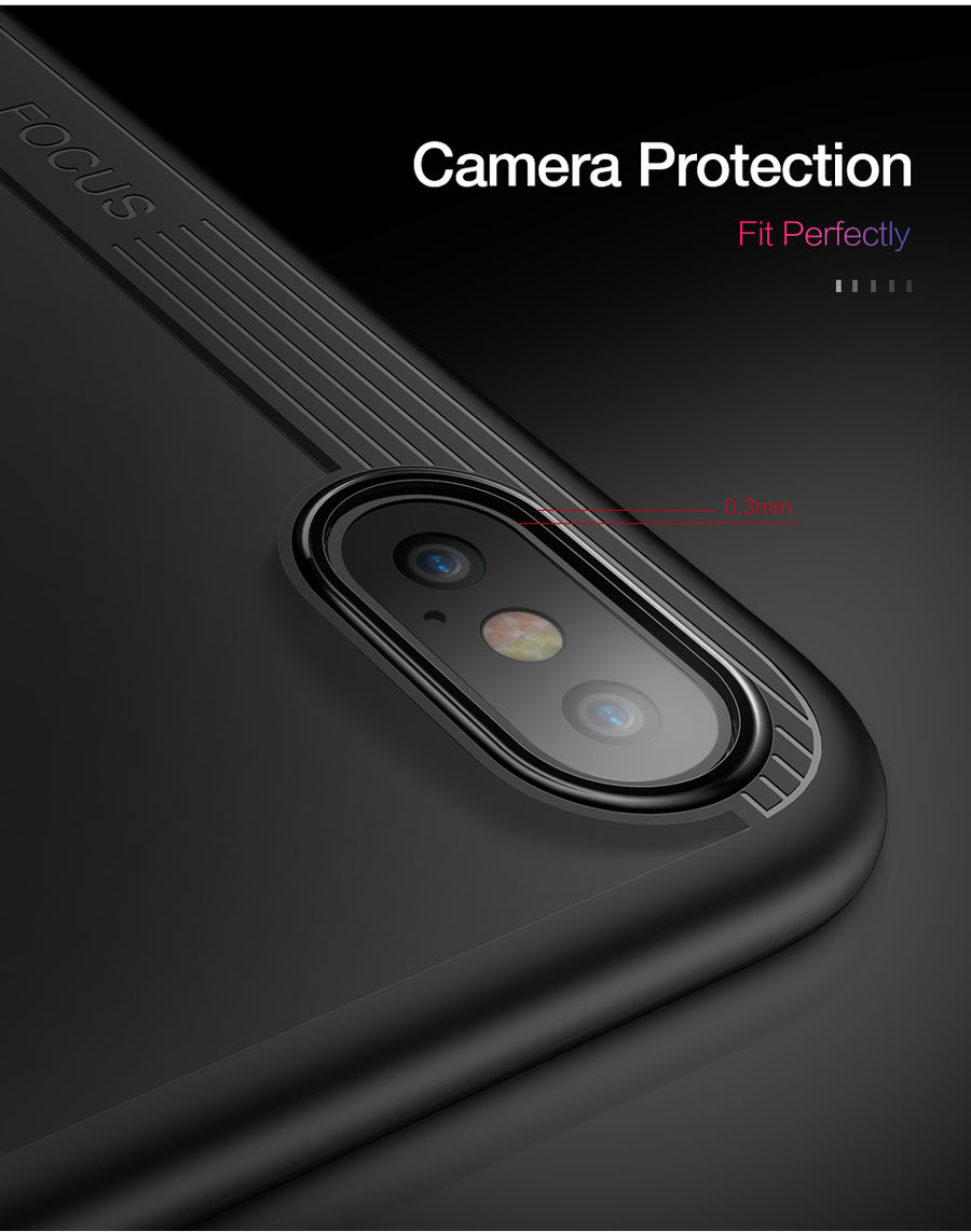 RAXFLY Case For iPhone X Hard Plastic Shockproof Case For iPhone X 10 Full Protector Business Cover For Apple iPhoneX Cases