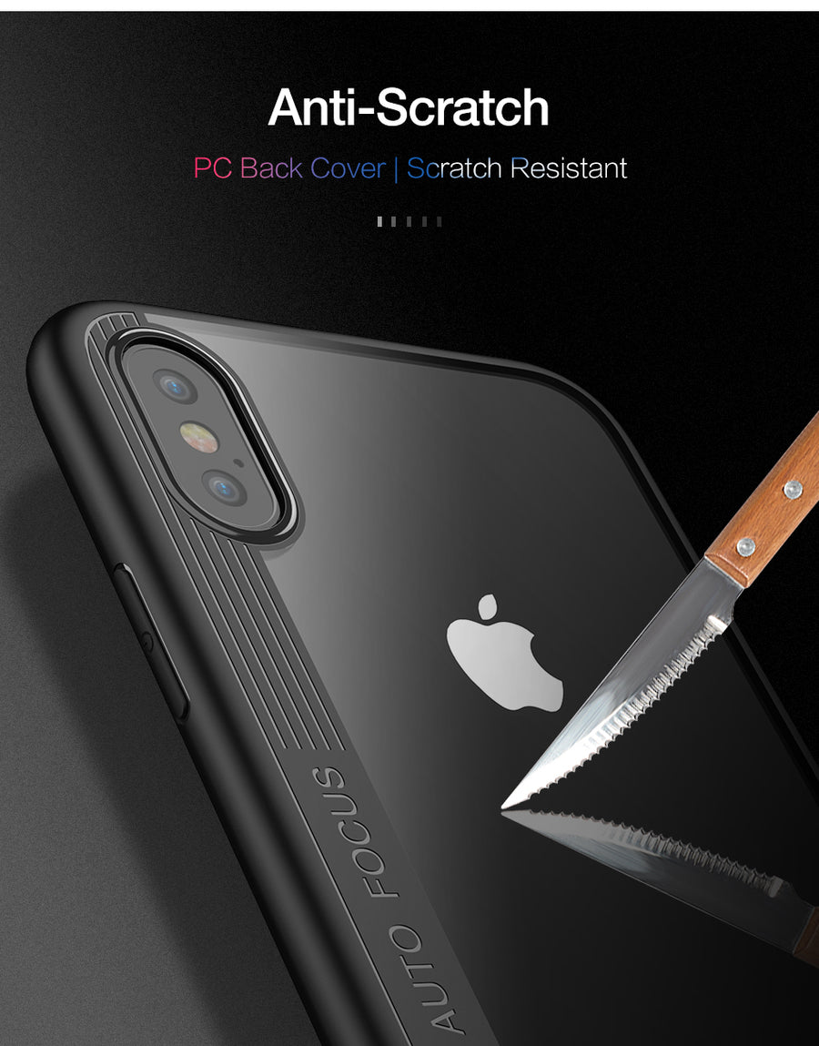 RAXFLY Case For iPhone X Hard Plastic Shockproof Case For iPhone X 10 Full Protector Business Cover For Apple iPhoneX Cases