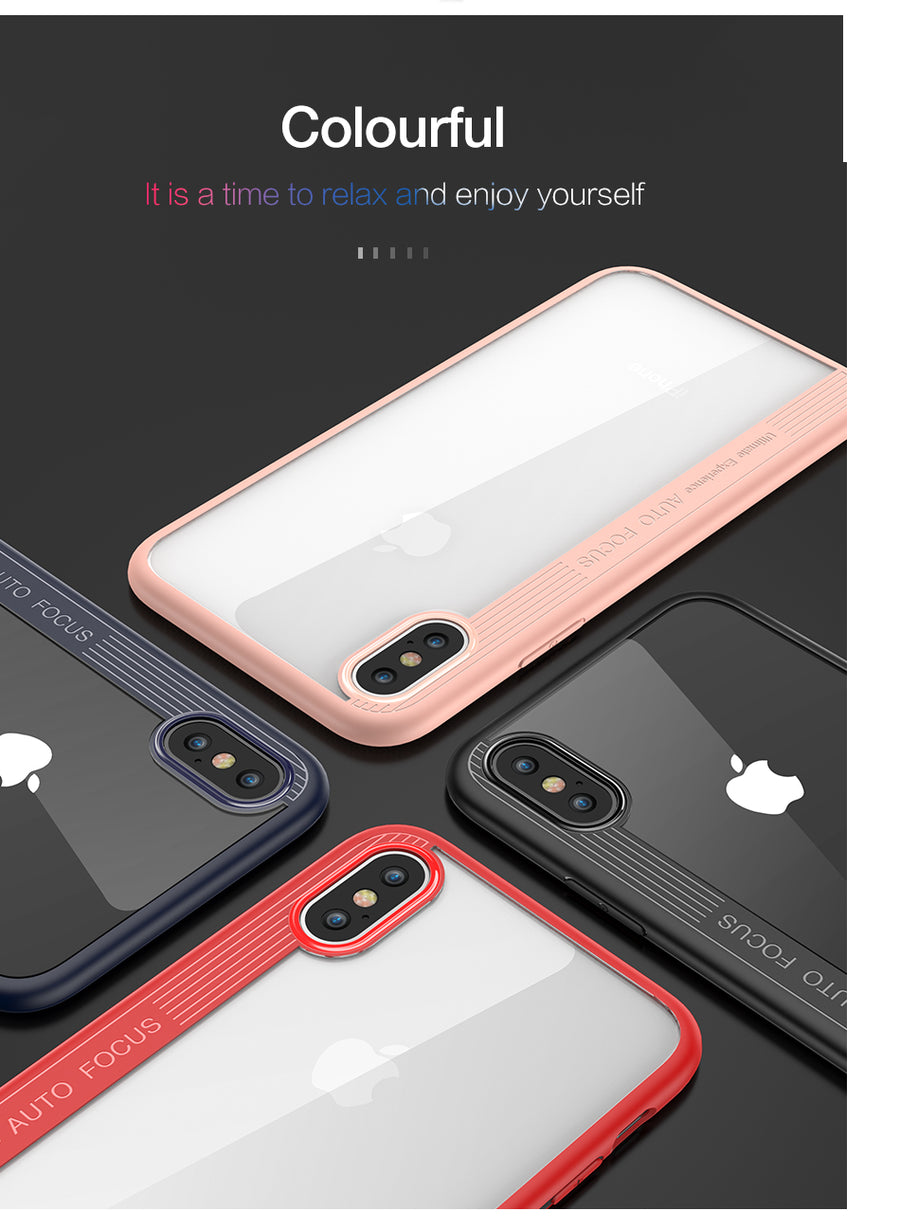 RAXFLY Case For iPhone X Hard Plastic Shockproof Case For iPhone X 10 Full Protector Business Cover For Apple iPhoneX Cases