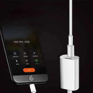 Double Lightning to Lightning Cord Receiver For Iphone Charge and Listen to Music at the Same Time