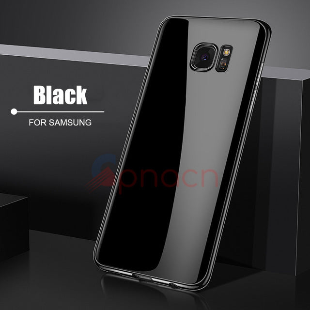 Luxury Flower Soft Silicone Case for Samsung Galaxy S7 Edge S8 Plus Case For Samsung Galaxy S9 Plus Note 8 S8 Cover Bag