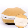 HOOPET Warm Cat Bed House Hamburger Bed Disassemblability Windproof Pet Puppy Nest Shell Hiding Burger Bun for Winter