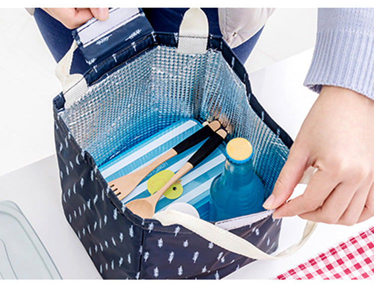 Stylish Reusable Insulated Shopping Bag Lunch Bag Cooler Bag