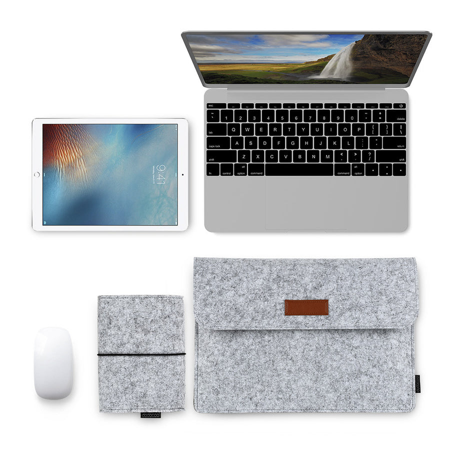 dodocool 13.3-Inch Felt Sleeve Cover Carrying Case Protective Bag