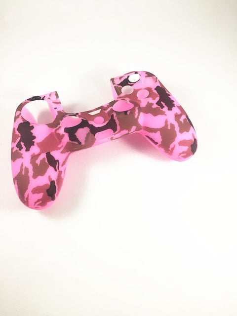 Durable Camouflage Camo Silicone Gel Guards sleeve Skin Grips Cover Case Caps For Playstation 4 PS4 Pro PS4 Slim Gamepad Protect