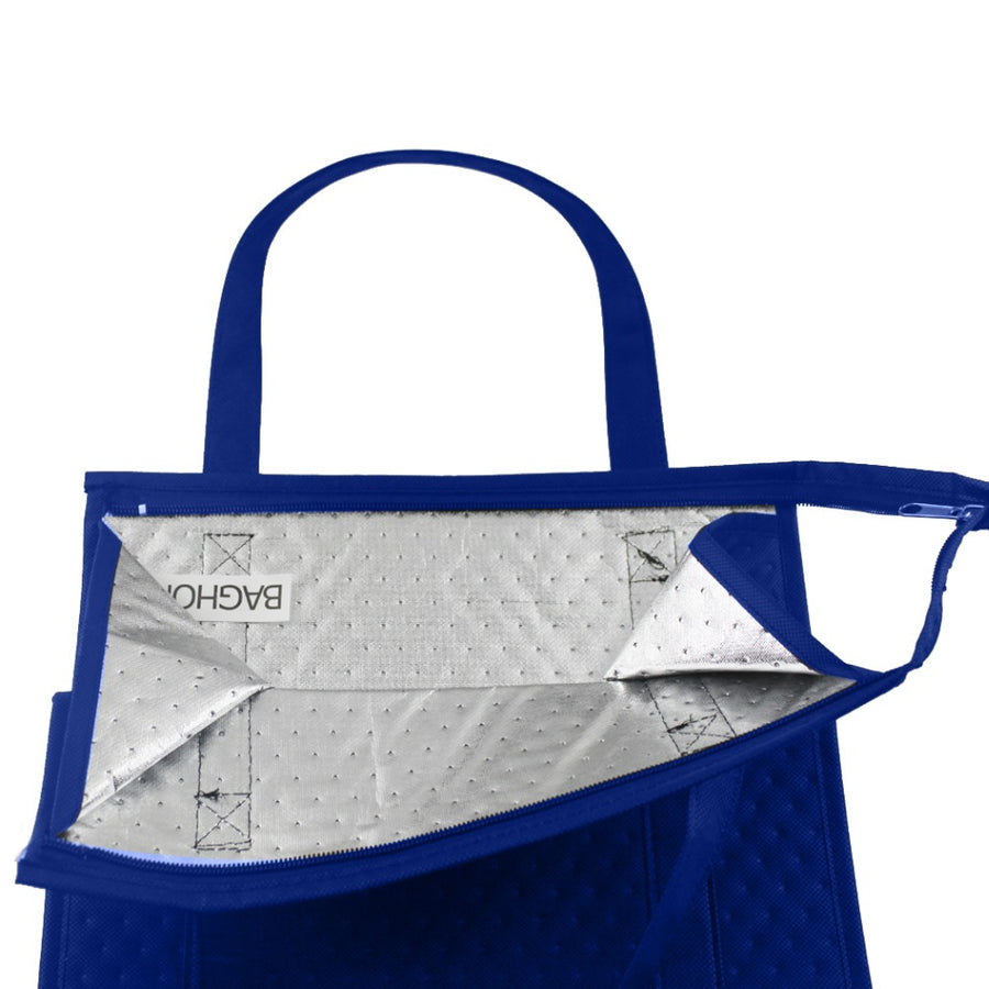 2PCS Stylish Reusable Insulated Shopping Bag Lunch Bag Cooler Bag