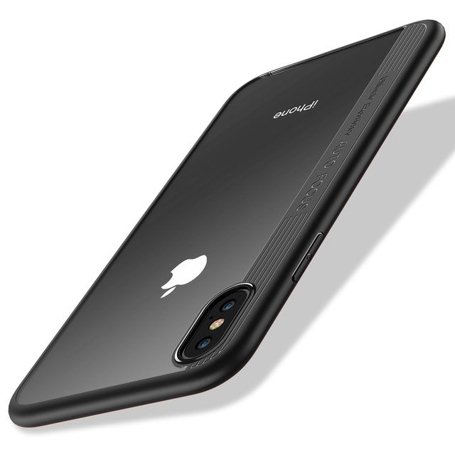 RAXFLY Case For iPhone X Hard Plastic Shockproof Case For iPhone X 10 Full Protector Business Cover For Apple iPhoneX Cases