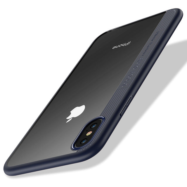 RAXFLY Case For iPhone X Hard Plastic Shockproof Case For iPhone X 10 Full Protector Business Cover For Apple iPhoneX Cases